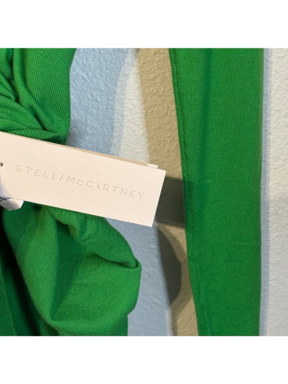 Stella McCartney Green Wool Long Sleeve Turtleneck Sweater Dress Size 8 Dress. - Picture 8 of 12